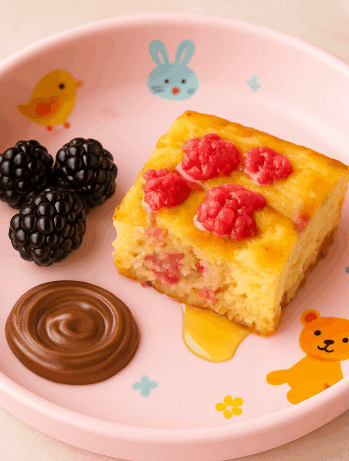 A sheet pan is all you need to make a souffle-style pancake brunch for your toddler and family.