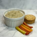 Veggie hummus with lentils and cauliflower