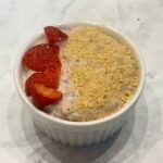 strawberry cheesecake overnight oats toddler breakfast ideas
