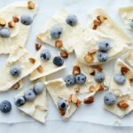 Yogurt bark is one recipe for leftover blueberries in our collection.